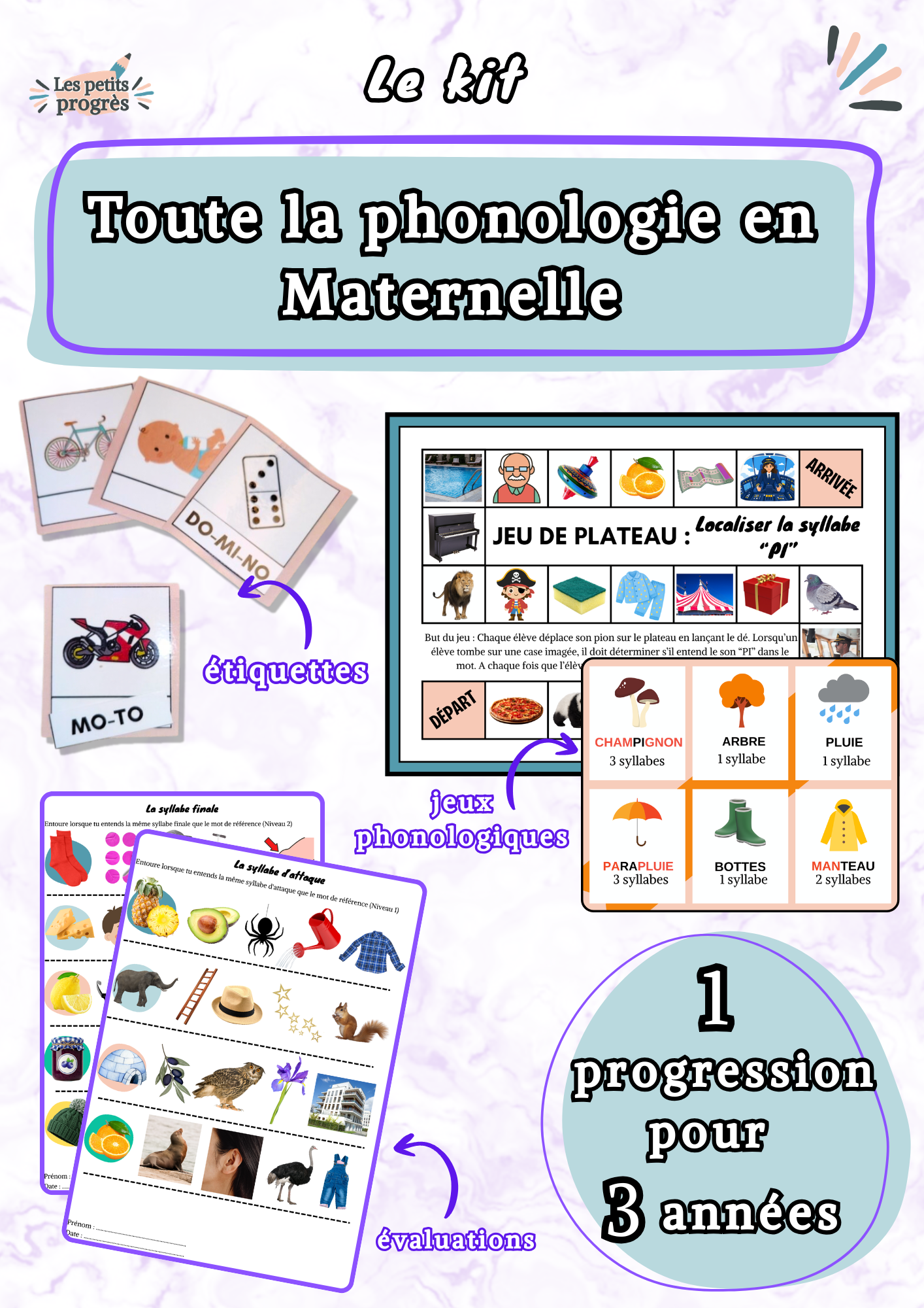 kit toute la phonologie en maternelle PDF